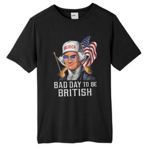 Bad Day To Be British Patriotic George Washington 4th July Tall Fusion ChromaSoft Performance T-Shirt