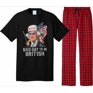 Bad Day To Be British Patriotic George Washington 4th July Pajama Set