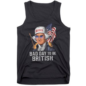 Bad Day To Be British Patriotic George Washington 4th July Tank Top