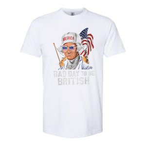 Bad Day To Be British Patriotic George Washington 4th July Softstyle CVC T-Shirt