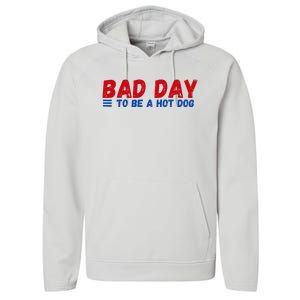 Bad Day To Be A Hot Dog Performance Fleece Hoodie