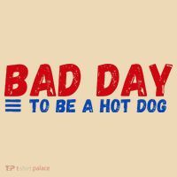 Bad Day To Be A Hot Dog Zip Tote Bag
