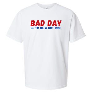 Bad Day To Be A Hot Dog Sueded Cloud Jersey T-Shirt