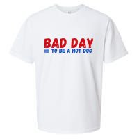 Bad Day To Be A Hot Dog Sueded Cloud Jersey T-Shirt