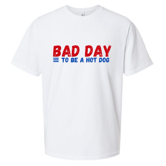 Bad Day To Be A Hot Dog Sueded Cloud Jersey T-Shirt
