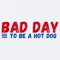 Bad Day To Be A Hot Dog Sueded Cloud Jersey T-Shirt