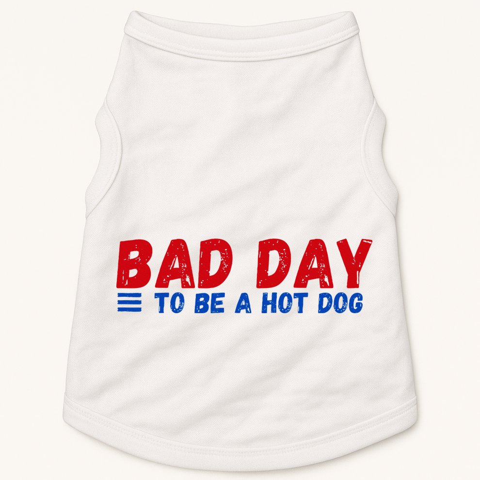 Bad Day To Be A Hot Dog Doggie Tank