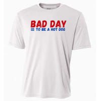 Bad Day To Be A Hot Dog Cooling Performance Crew T-Shirt