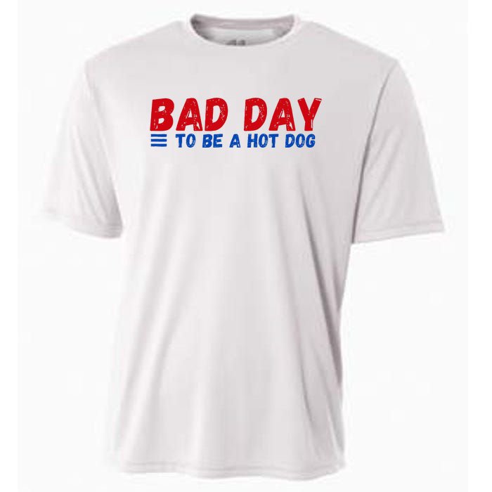 Bad Day To Be A Hot Dog Cooling Performance Crew T-Shirt