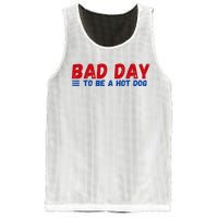 Bad Day To Be A Hot Dog Mesh Reversible Basketball Jersey Tank