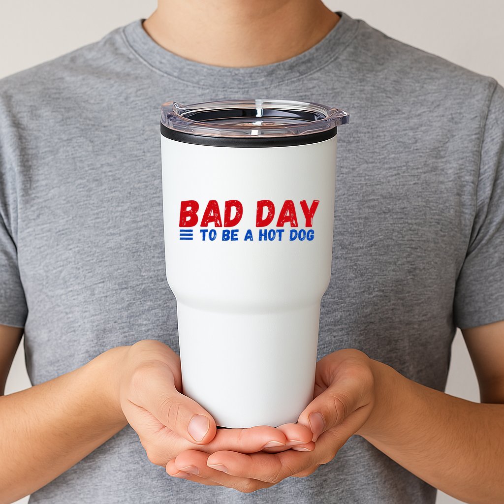 Bad Day To Be A Hot Dog Tumbler