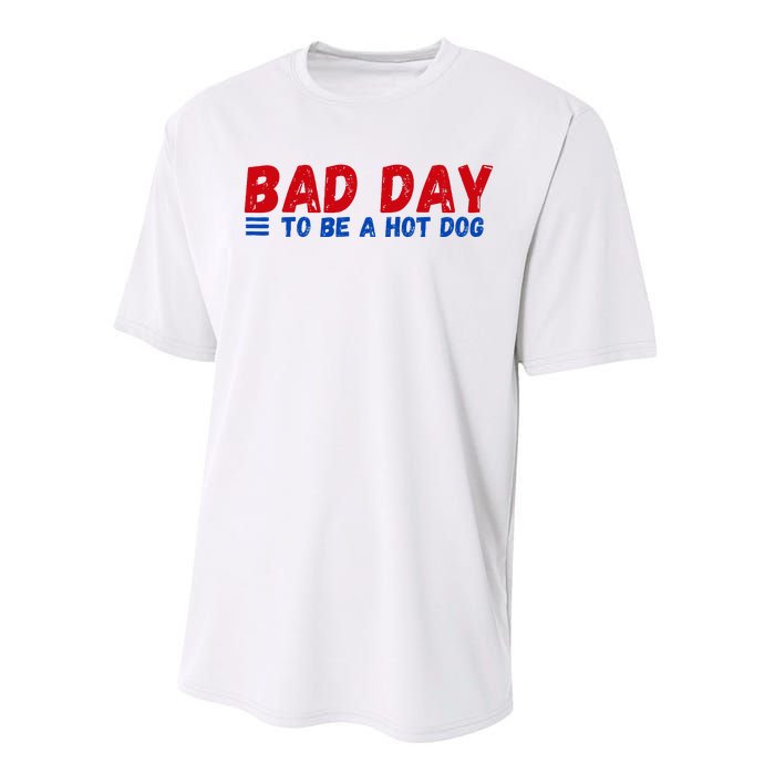 Bad Day To Be A Hot Dog Performance Sprint T-Shirt