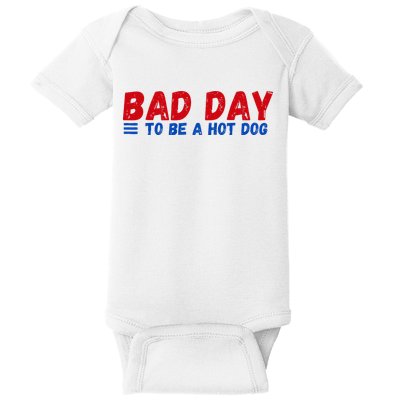 Bad Day To Be A Hot Dog Baby Bodysuit