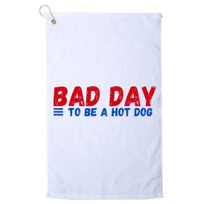 Bad Day To Be A Hot Dog Golf Towel