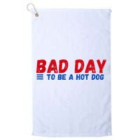 Bad Day To Be A Hot Dog Golf Towel