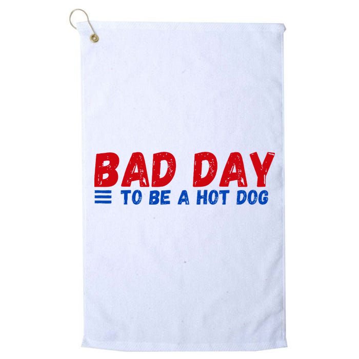 Bad Day To Be A Hot Dog Golf Towel