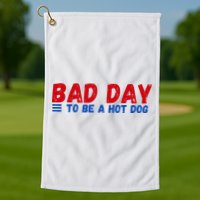 Bad Day To Be A Hot Dog Golf Towel