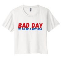 Bad Day To Be A Hot Dog Crop Top