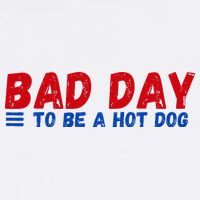 Bad Day To Be A Hot Dog Short Acrylic Beanie