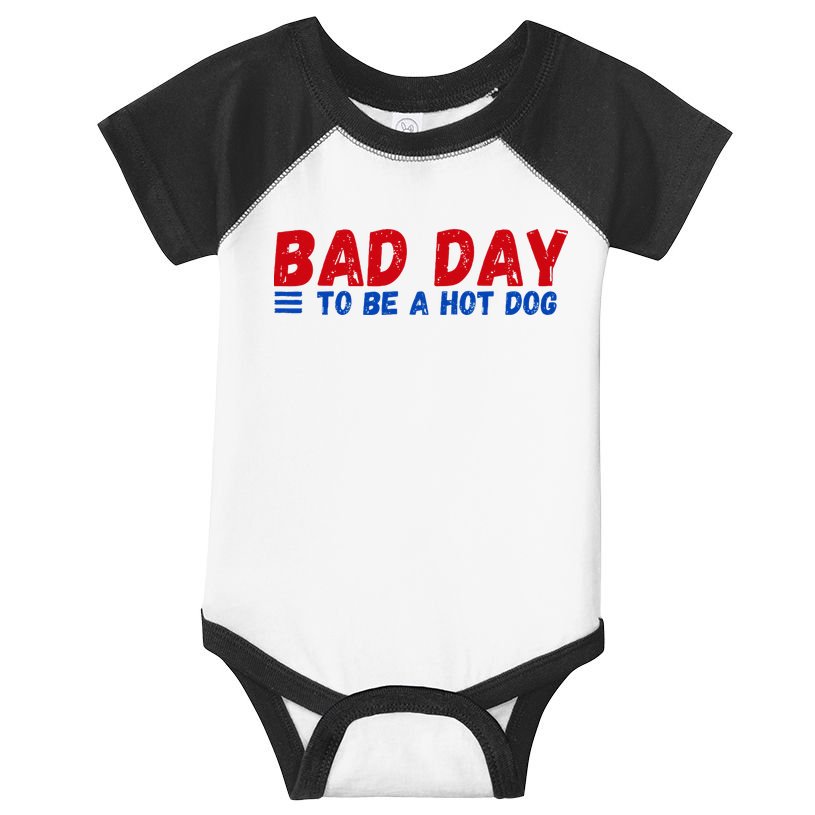 Bad Day To Be A Hot Dog Infant Baby Jersey Bodysuit