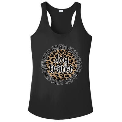 Best Dog Trainer Appreciation Dog Training Gift Ladies PosiCharge Competitor Racerback Tank