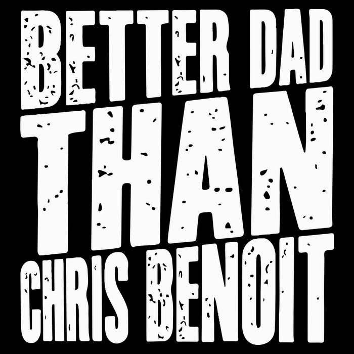 Better Dad Than Chris Benoit Drawstring Bag