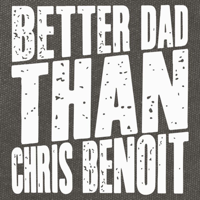 Better Dad Than Chris Benoit Cotton Canvas Backpack