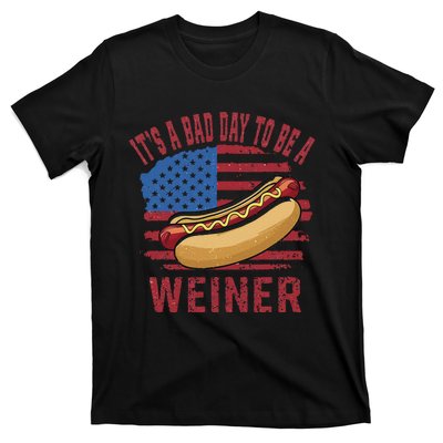 Bad Day To Be Weiner Funny 4th Of July T-Shirt