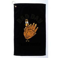Bad Day To Be A Turkey Funny Thanksgiving Golf Towel