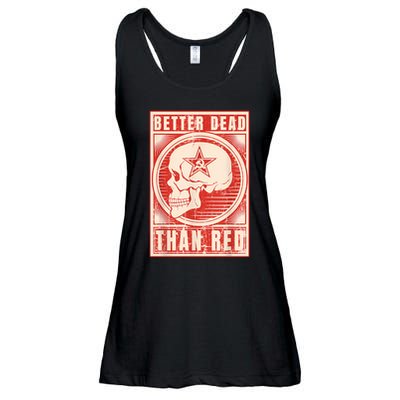 Better Dead Than Red Anti Communism Ladies Essential Flowy Tank