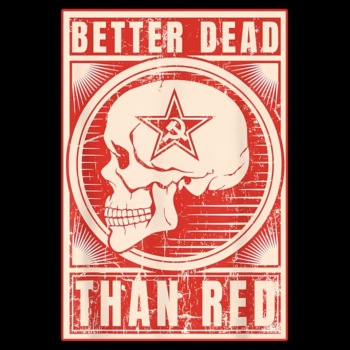 Better Dead Than Red Anti Communism 16 in Basic Backpack