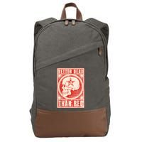 Better Dead Than Red Anti Communism Cotton Canvas Backpack