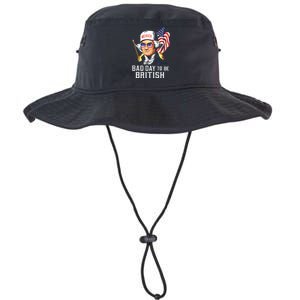 Bad Day To Be British Patriotic George Washington 4th July Legacy Cool Fit Booney Bucket Hat