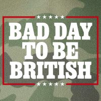 Bad Day To Be British Funny 4th Of July Legacy Tie Dye Trucker Hat