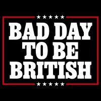 Bad Day To Be British Funny 4th Of July Cooling Performance Long Sleeve Crew