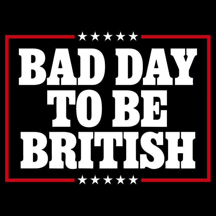 Bad Day To Be British Funny 4th Of July Cooling Performance Long Sleeve Crew