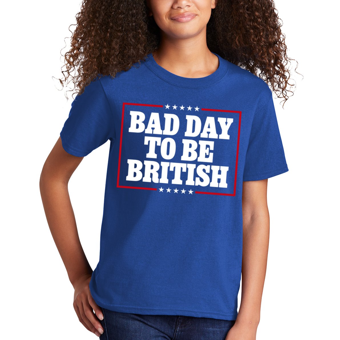 Bad Day To Be British Funny 4th Of July Kids T-Shirt