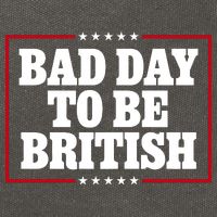 Bad Day To Be British Funny 4th Of July Cotton Canvas Backpack