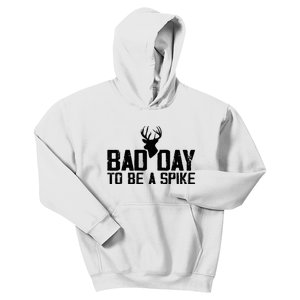 Bad Day To Be A Spike Hunting Season Funny Kids Hoodie