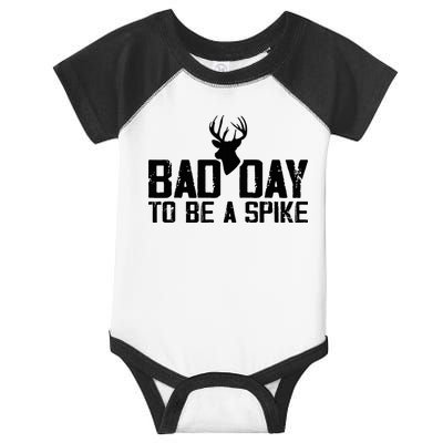 Bad Day To Be A Spike Hunting Season Funny Infant Baby Jersey Bodysuit