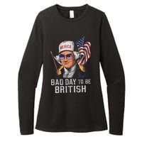 Bad Day To Be British Patriotic George Washington 4th July Gift Womens CVC Long Sleeve Shirt