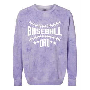 Baseball Dad Trainer Coach Gift Colorblast Crewneck Sweatshirt