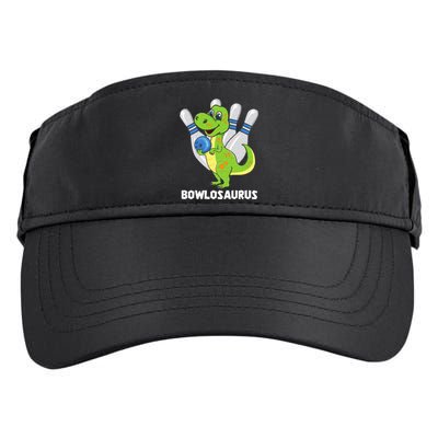 Bowling Dinosaur T Rex Bowlosaurus Player Party Adult Drive Performance Visor