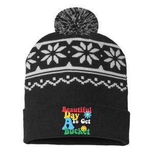 Beautiful Day To Get A Bucket USA-Made Snowflake Beanie