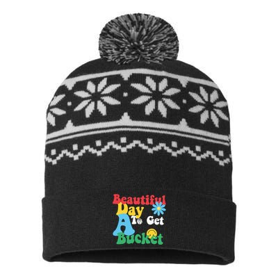 Beautiful Day To Get A Bucket USA-Made Snowflake Beanie