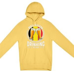 Belgium Drinking Team Premium Pullover Hoodie