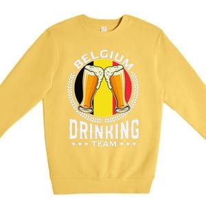 Belgium Drinking Team Premium Crewneck Sweatshirt