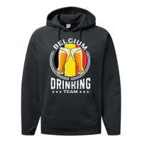 Belgium Drinking Team Performance Fleece Hoodie