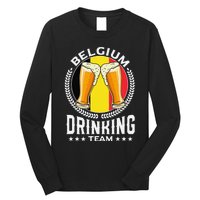 Belgium Drinking Team Long Sleeve Shirt