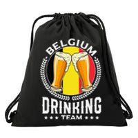 Belgium Drinking Team Drawstring Bag